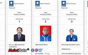 Anggota Dpr Ri Dapil Maluku Utara